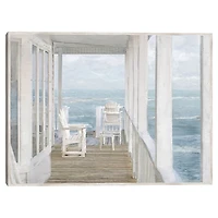 Our Perfect Porch Framed Canvas Art Print