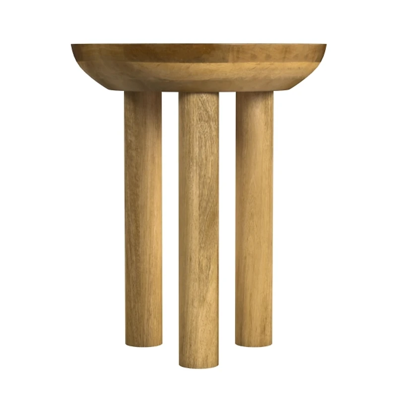 Natural Mango Wood Side Table