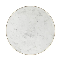 Gold Metal Marble Accent Table