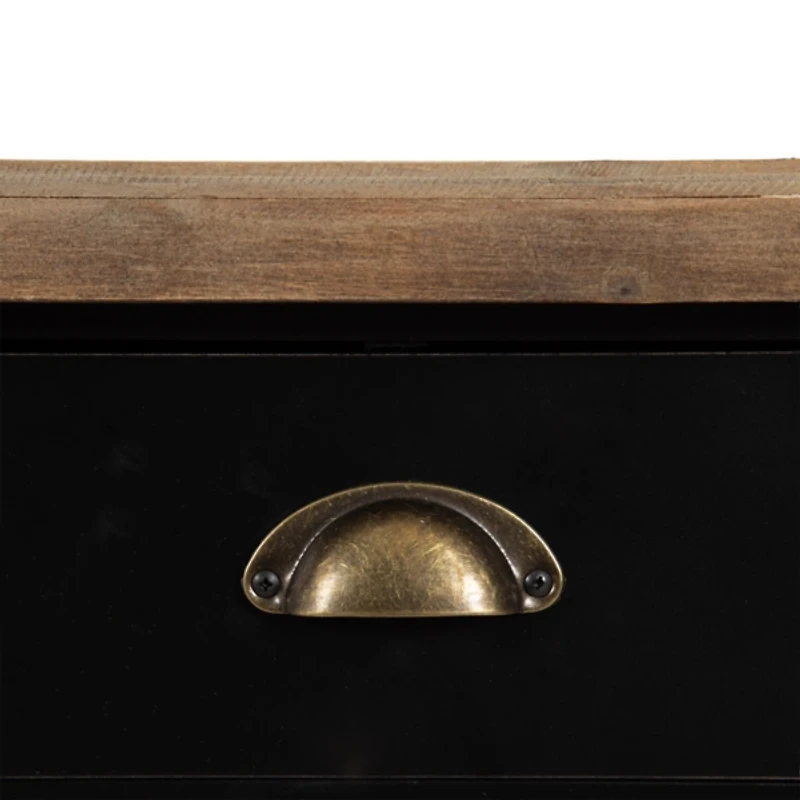 Black Two-Tone Rutledge Console Table