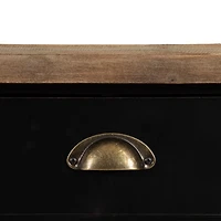 Black Two-Tone Rutledge Console Table