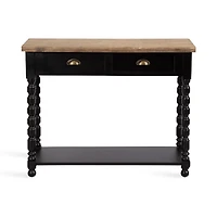 Black Two-Tone Rutledge Console Table