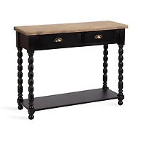 Black Two-Tone Rutledge Console Table