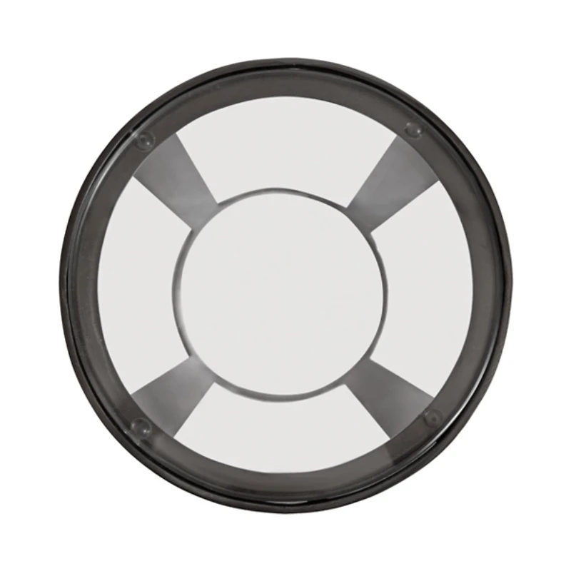 Gray Iron & Glass Dahl Cocktail Table