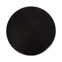 Black Wood Round Seebeck Accent Table