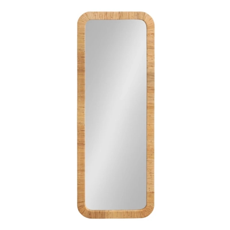 Rachel Natural Rattan Full Length Wall Mirror