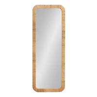 Rachel Natural Rattan Full Length Wall Mirror