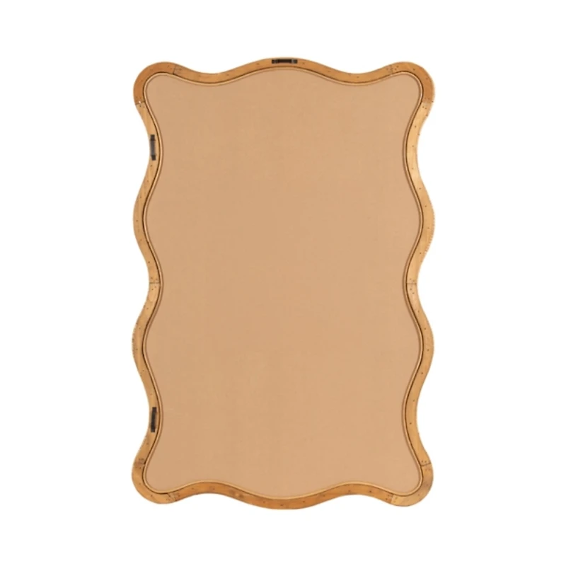 Rachel Natural Rattan Scalloped Wall Mirror