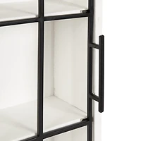 White Arched Wall Cabinet