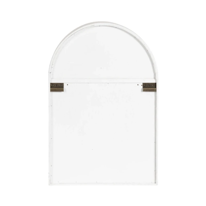 White Arched Wall Cabinet