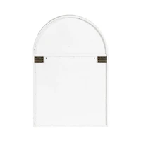 White Arched Wall Cabinet