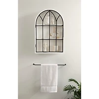 White Arched Wall Cabinet