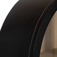 Black and Natural Arch Arcott Wall Cabinet