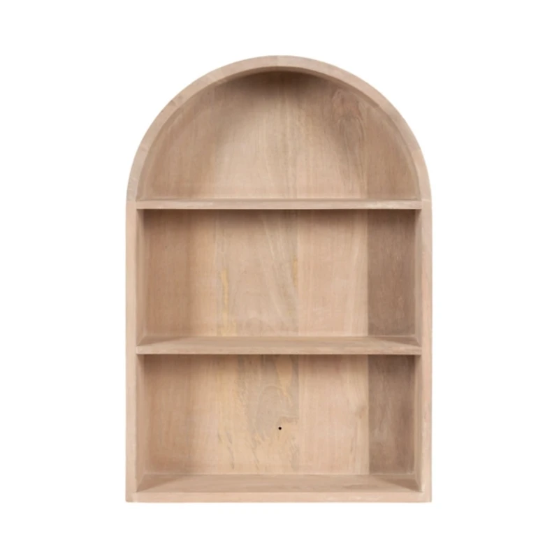 Natural 3-Tier Arch Arcott Wall Shelf