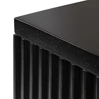 Black Furrow Cabinet Wall Shelf