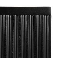 Black Furrow Cabinet Wall Shelf