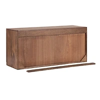 Brown Furrow Cabinet Wall Shelf