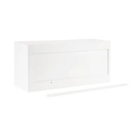 White Scalloped Cabinet Wall Shelf
