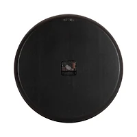 Black Numberless Round Clock