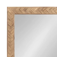 Braywood Chevron Rectangle Wall Mirror