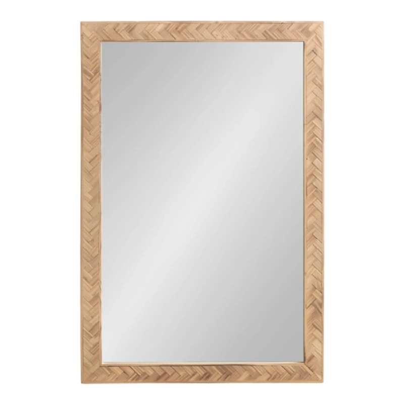 Braywood Chevron Rectangle Wall Mirror