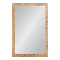 Braywood Chevron Rectangle Wall Mirror
