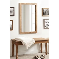 Braywood Chevron Rectangle Wall Mirror