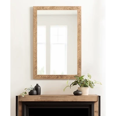 Braywood Chevron Rectangle Wall Mirror