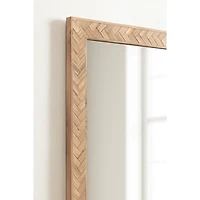 Braywood Chevron Rectangle Wall Mirror