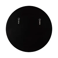 Round Gold Rippled Wall Mirror