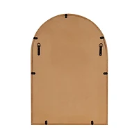 Natural Burlwood Arch Wall Mirror
