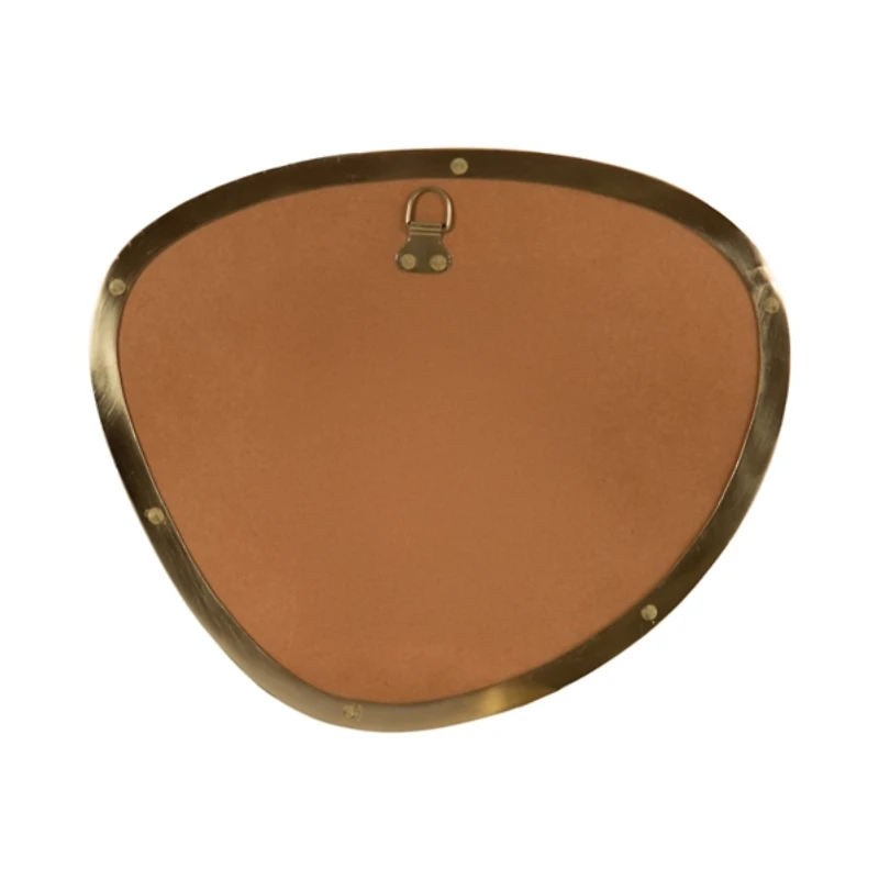 Gold Rollo Metal Wall Mirrors, Set of 3