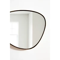Gold Rollo Metal Wall Mirrors, Set of 3