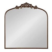 Bronze Baroque Arch Wall Mirror