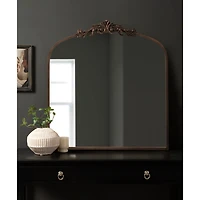 Bronze Baroque Arch Wall Mirror
