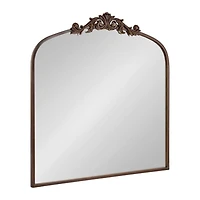 Bronze Baroque Arch Wall Mirror