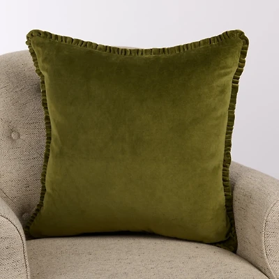 Sage Velvet Lennon Pillow