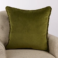 Sage Velvet Lennon Pillow