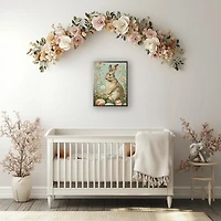 Bunny in a Meadow Framed Art Print