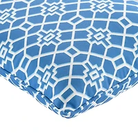 Blue Trellis Outdoor Pillow