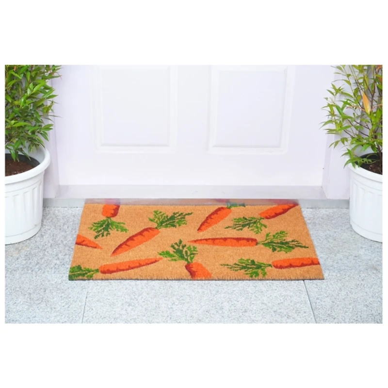 Carrot Patch Coir Doormat