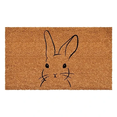 Buny Silhouttte Coir Doormat, 36x24