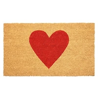 Heart Coir Doormat