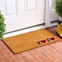 XOXO Hearts Coir Doormat