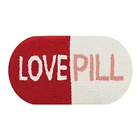 Love Pill Shaped Hooked Pillow