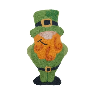 Shamrock Leprechaun Shaped Pillow