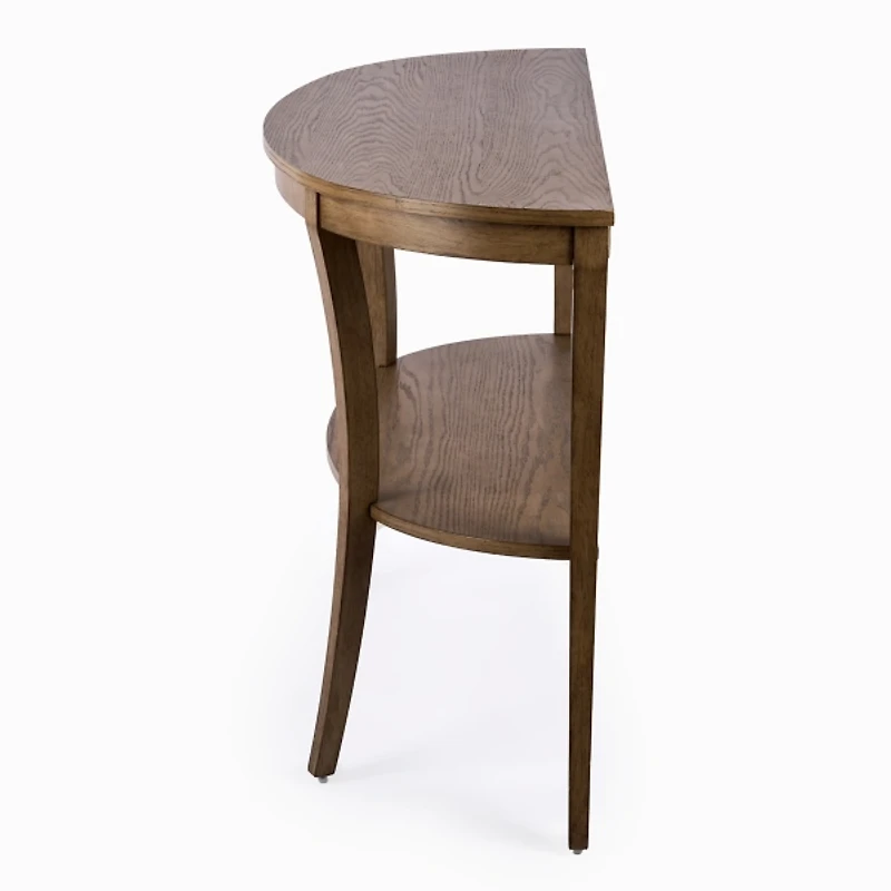 Tyler Toasted Oak Demilune Console Table