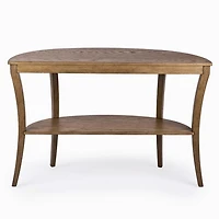 Tyler Toasted Oak Demilune Console Table