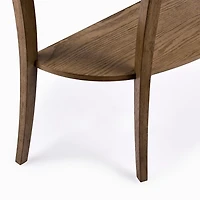 Tyler Toasted Oak Demilune Console Table