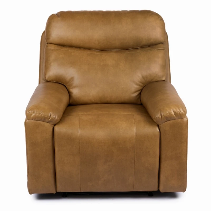 Brooks Pebble Faux Leather Recliner